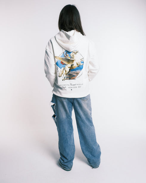 BELLEROPHON HOODIE - OFF WHITE